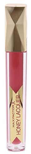 Max Factor Honey Lacquer Indulging Coral 20 – Lippenstift Farbe, Lipgloss Glanz und Lipbalm Feuchtigkeit in Einem – Kräftige Farbe, geschmeidig und glänzend