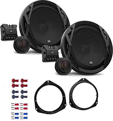JBL Club 6500C Lautsprecher mit Einbauset passend für Opel Astra H ab 2005 Türen vorne 360 Watt 165mm 2 Wege Kompo Auto KFZ PKW Boxen