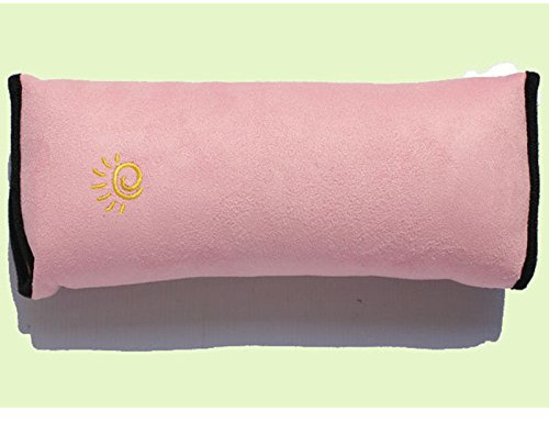 ZERTRAN Doux Enfants Voiture sécurité Ceinture de sécurité Harnais épaulière Coussin Cou Ceinture de sécurité pour Enfants Protection Rose