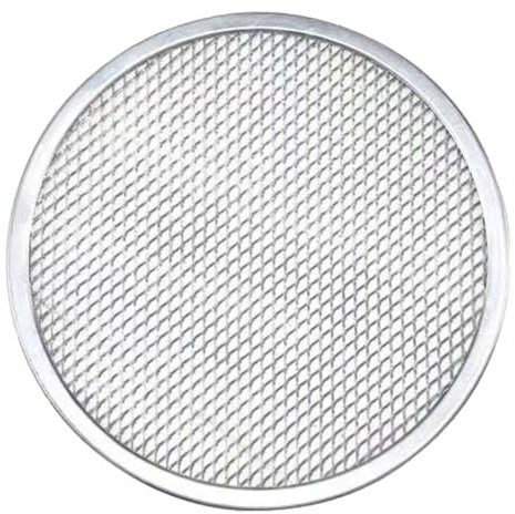 SOLUSTRE Pizza Baking Non-stick Aluminum Pizza Tray for Even Baking Perforated Oven Plate for Home Restaurant Use Essential Kitchen Tool for Crusts