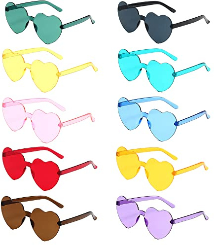 ZDQC Hawaii Party Brillen,Lustige Brille Party,Party Brille Lustig,Lustige Sonnenbrille,Party Sonnenbrillen,Foto Requisiten Brillen,Strandparty Sonnenbrillen,Pool Party Brille,Tropische Party Brille