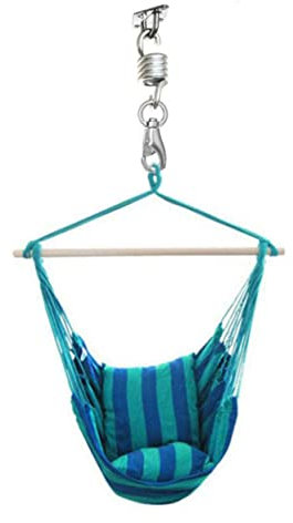 Yardenfun Muelle De ala Hamaca De Primavera Ganchos De Suspensión De Porche Resorte Oscilante De Servicio Pesado Gancho De Resorte para Hamaca Resortes De Hamaca Acero Silla Al Aire