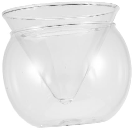 HOLIDYOYO Gläser Stiellose Martini-Gläser Kaviar-Kühler-Servierset Cocktailglas Mit Servierschüssel Getränkehalter Garnelen-Likör-Dessertbecher Für Küche Restaurantbedarf Kühler