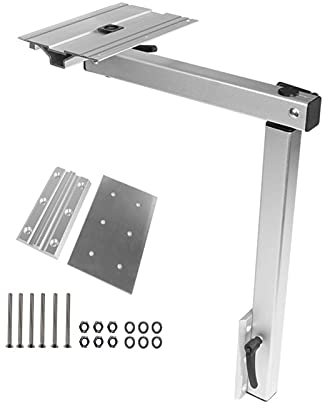 PACUM Wohnmobil-Zubehör Einstellbarer Tischbeinhalter Abnehmbarer Laptop -Ständer oder Sofa Der Wohnwagen Campervan RV Freizeitfahrzeug -Bootszubehör für Wohnmobile (Color : Table Leg and Plate)