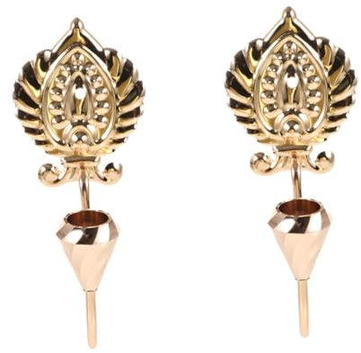 Ciieeo 2St Kerzenhalter zum Aufhängen an der Wand Wohnkultur bürodeko Kerzen stab wandfackel Kerzenhalter aus Metall Party-Kerzenständer Jahrgang Leuchter Ornament Kerzengefäße schmücken