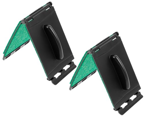 Gitarrensaiten Reiniger 2 Stück Schwarz für Akustikgitarre und Ukulele | Abs und Faser, Kompakt und Leicht, für Gitarrenwartung, Entfernt Schmutz Saiten und Griffbrett