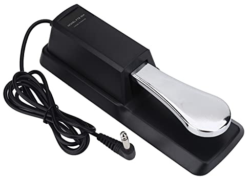 Sustain Pedal für Keyboard, Rutschfest Klavier Pedale Piano Fußschalter Pedal Klavierpedale, für E Piano Digitale Klaviere Elektronische Keyboards Zubehör