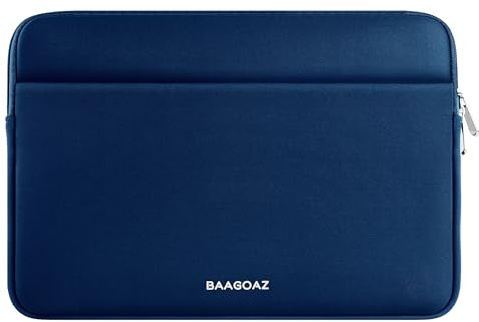 BAAGOAZ Funda Portatil 14 Pulgadas Funda Protectora Bolsa para 14 Ordenador Portátil PC Laptop Chromebook Ultrabook Notebook Netbook Computer, Azul Marino