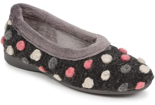Pavers Full Slippers - Dark Grey Multi Size 5
