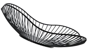 Xinsheinelry Table À Manger Élégante Fruit Affichage Panier Rangement en Métal Bol Rangement pour Les Œufs Snacks Pain Decoration Home Supplies