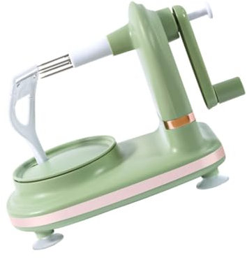 VINTORKY Multifunktionaler Obstschäler Mit Handkurbel Küchen-Gadget Aus Abs Und Edelstahl Langlebiges Küchenwerkzeug Für Äpfel Birnen Und Gemüse Einfach Zu Bedienen Für Haushalt Und Gastron