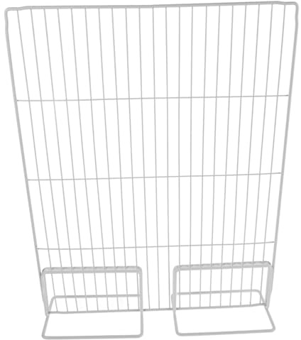 Hoement Gefrierfach Kühlschrank Regalteiler aus Metall Gefriertruhen Trennwand für Tiefkühltruhen Präzisionsproduktion Platzsparende Effizienz Weiß Eisen