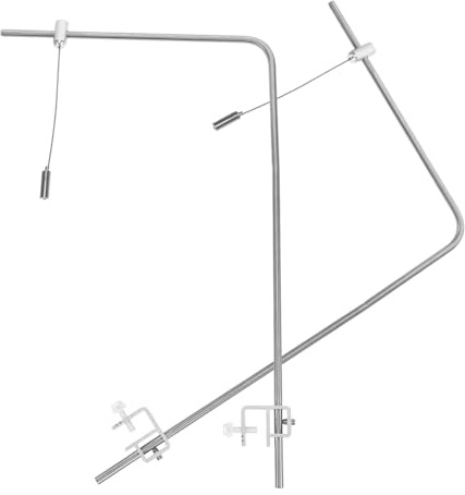 Toyvian Aluminiumlegierung Aquarium Licht Halterung Verstellbar Robust Leicht für Süß Meerwasser Fischaquarien Geeignet Langlebiger Lampenständer Zubehör