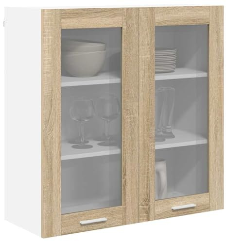 vidaXL Hängeschrank Sonoma-Eiche 80 x 31 x 80 cm Holzwerkstoff