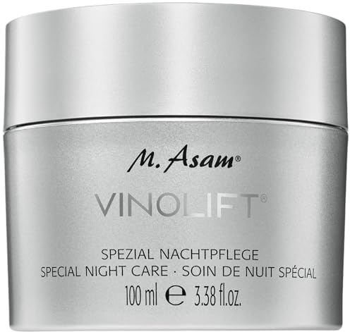 M. Asam Vinolift Spezial Nachtpflege (100 ml) | Reichhaltige Nachtcreme zur Regeneration reifer Haut, Anti Falten Creme Mit Hyaluron, Resveratrol und Traubenkernöl