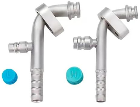 MotiveTech Juego de Accesorios de Aire Acondicionado N.° 8 Y N.° 10 Accesorios para Automóviles Piezas de Reparación Profesionales Instalación Fácil Reemplazo de
