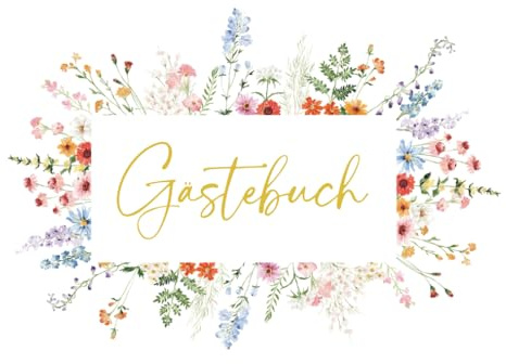 Gästebuch für Einschulungen, Konfirmationen, Hochzeiten und Taufen | von CALLUNA | für Glückwünsche als Erinnerung an Freunde und Familie | Geschenkidee für alle die ein Fest feiern