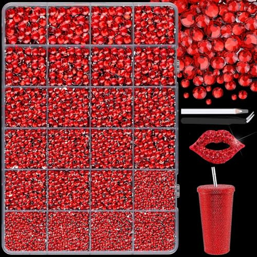 Bedazzle Kit harts regnbåge strass, 3 mm flerfärgade platta pärlor med smyckeslim, flerfärgade kristaller för gör-det-själv-hantverk, telefonfodral, nagelkonst dekoration skor ansikte (stil-16, 3/4/5