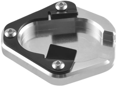 Kickstand Pad Für 900 Motorrad Kickstand Seitenständer Vergrößerungspad Aluminium Stützverlängerungsplatte M4YB Seitenständer-Verlängerungspad Seitenständer Verbreiterung