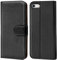 Verco iPhone 5 / 5s / SE Hülle, Handyhülle für Apple iPhone SE 1. Gen. Tasche PU Leder Flip Case Brieftasche - Schwarz