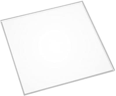 1 x transparente Acrylglasplatte aus organischem Glas, Polymethylmethacrylat, 1 mm, 2 mm, 3 mm, 4 mm, 5 mm, Dicke 100 x 100/200 mm (Farbe: 10 cm x 20 cm, Größe: 4 mm)