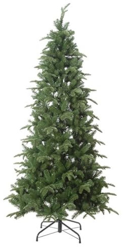 artplants.de Kunstbaum Schmale Tanne AUDELA, 120cm - Künstlicher Weihnachstbaum