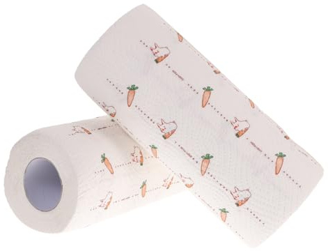 UPKOCH 2rotoli Panni per Pulizia della Cucina Salvetten Detergenti in Carta di Legno di Forniture per Cucina Tovaglioli di Carta per Pulizia Panni per Facili da Staccare e Usare