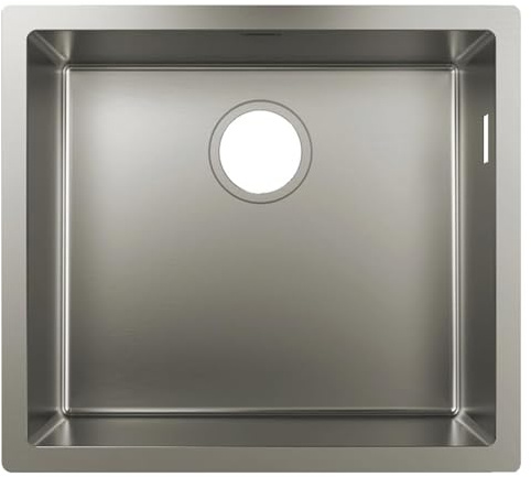 hansgrohe Küchenspüle, Unterbau 500 mm für 600 mm Unterschrank, edelstahl