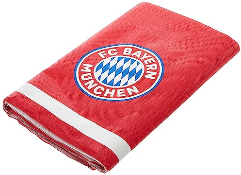 Amscan 9906511 - FC Bayern München Tischdecke, Größe 120 x 180 cm, aus Papier, perfekt für die Fan- oder Fußballparty, Festtafel, Dekoration, Rekordmeister, Logo