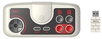 8Bitdo PCE Edition 2.4G Gamepad 2.4G sans Fil pour PC Engine Mini, CoreGrafx Mini, Turbografx-16 Mini & Nintendo Switch [Importación francesa]
