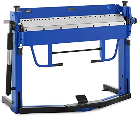 MSW MSW-PBR-1270 Abkantbank 1.270 mm manuell 0-135° Fußpedal Biegemaschine 12 Abkantsegmente Schwenkbiegemaschine