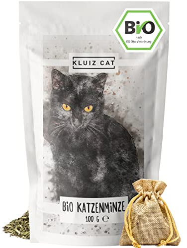 KLUIZ Catnip - Hierba gatera (100 gramos, secado con bolsa rellenable)