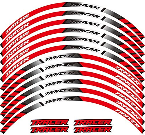 ROANNY Felgenband Motorräder Reflektierende Aufkleber Radaufkleber Für Yamaha Tracer 700 900 850 MT07 MT09 MT-07 MT-09 (Color : 11)