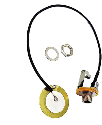 Professionell Gitarren-Tonabnehmer Gitarren-Piezo-Wandler-Tonabnehmerverstärker, Vorverkabelter Tonabnehmer Mit 6,35 Mm Ausgang Für Gitarren-Ukulele-Banjo
