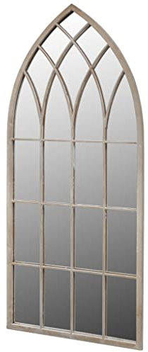 DCRAF Home Furniture Gothic Arch Garden Mirror 50x115 cm size for Indoor and Outdoor Use