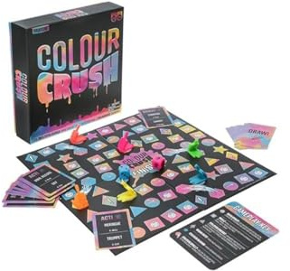 Color Crush, Il Gioco da Tavolo di Sfide Creative Gioco di Disegno, Mimo & Indovinelli, Perfetto per Serate di Gioco in Famiglia