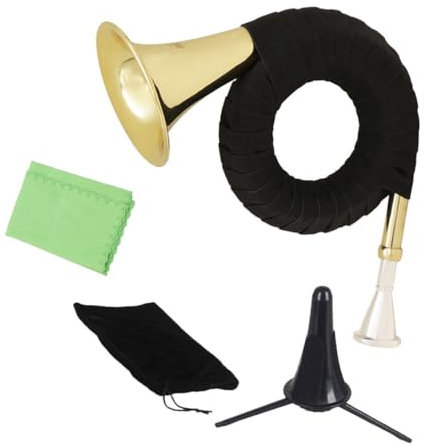BESTonZON Professionelles Waldhorn Blechblasinstrument Musikinstrument Für Profis Und Musikliebhaber Mit Klarem Und Natürlichem Farbe Sortiert