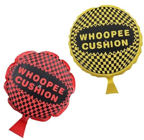 2 PCS Whoopee Cushions – Funny Fart Sound Gag Toy, Prank Cushion for Kids & Adults, Classic Joke Toy for Party Games, Office Fun, Birthday Gifts – Inflatable Reusable Fart Bomb Toy