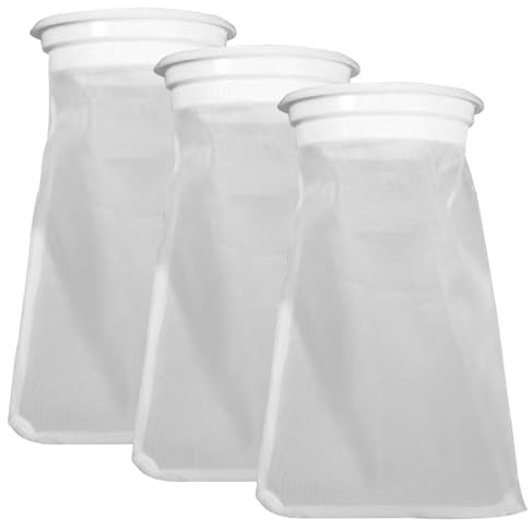 3PCS Ibc Tote Filter, 100 Fine Mesh Rain Barrel Filter, Washable Nylon Rain Barrel Screen for Water Tank Cover, Tote Tank Lid Breath Cover