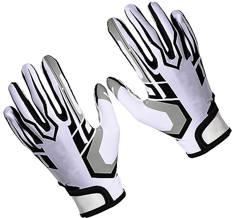 RASTKY Fußballhandschuhe, Langlebig, Leicht, mit Griff, Sporthandschuh für Sport, Verstellbare Handschlaufe, Atmungsaktives Design, für Fußball/Rugby/Volleyball/Basketball (M)