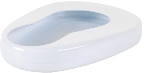 Operitacx Urinoir Portable pour Hommes et Femmes Bassin Lisse Protection les Fuites pour Patients Alités en Soins à Domicile
