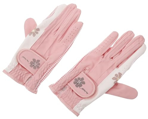 Guantes de Golf en Verano para Mujer Transpirables y Antideslizantes Diseño Protector de Manos, Material PU y Tela, Ideales para Deportes y Golf
