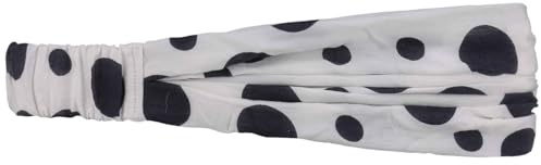 Lipodo 3 in 1 Dots Stirnband Punktmuster Damen und Kinder Frühling Sommer