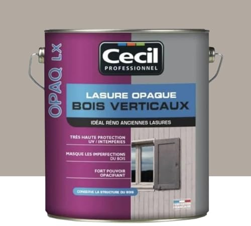 CECIL OPAQ LX Lasure opaque Granit 5 L