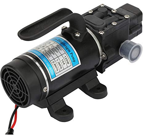 Pompe à membrane à pression d'eau 120W, pompe à eau électrique Pompe à membrane auto-amorçante 10L/m pour laveuse à haute pression pour laveuse à haute pression, pulvérisation d'eau(12 V)