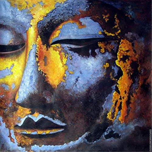 DIY 5D Diamant-Mal-Kits für Erwachsene Kinder,Vollbohr-Diamant-Stick-Kits,Diamant-Kunst-Kits für Erwachsene Kinder Malen mit Diamanten Kreuzstich-Malerei Kunsthandwerk für Wohnwanddekor Alte Buddha-S