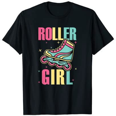 Rollschuh Laufen Roller Skates - Skater Rollschuhe T-Shirt