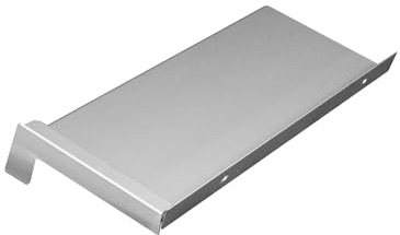 Aluminium Fensterbank Silber EV1 195 mm (Putzabschluss, 1100 mm)