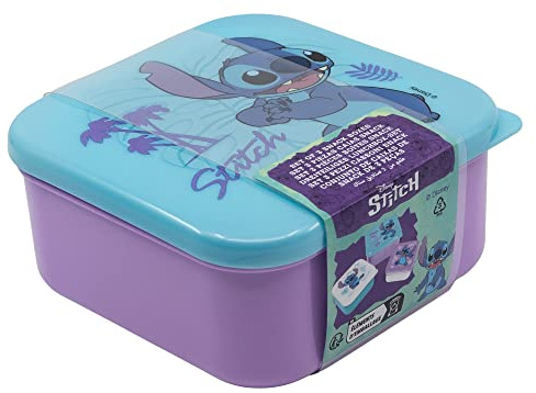 Stitch Nesting - Set di 3 contenitori per snack