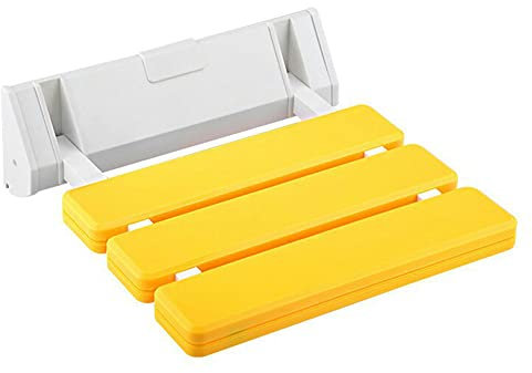 GoodBZ Klappbarer Duschsitz Wandmontage Duschhocker, platzsparender Duschklappsitz Rutschfester Badezimmer-Duschhocker für behinderte ältere Menschen, maximal 130 kg